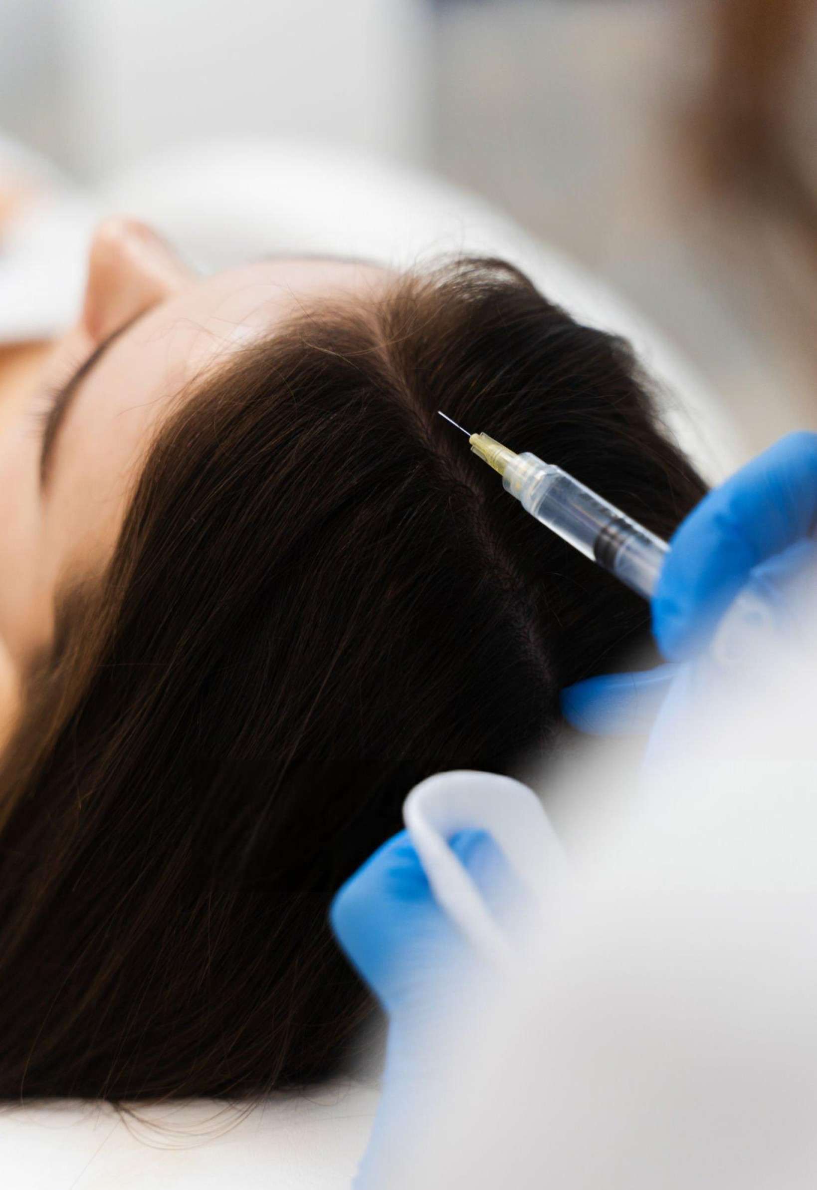 Professional prescription hair treatment consultation